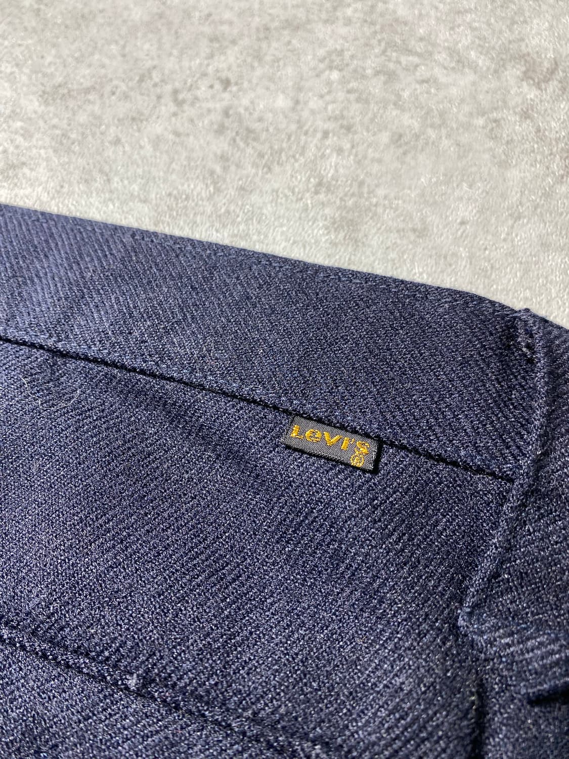 [32] 80s Levi's 리바이스 부츠컷 슬랙스 다크네이비 상품이미지7