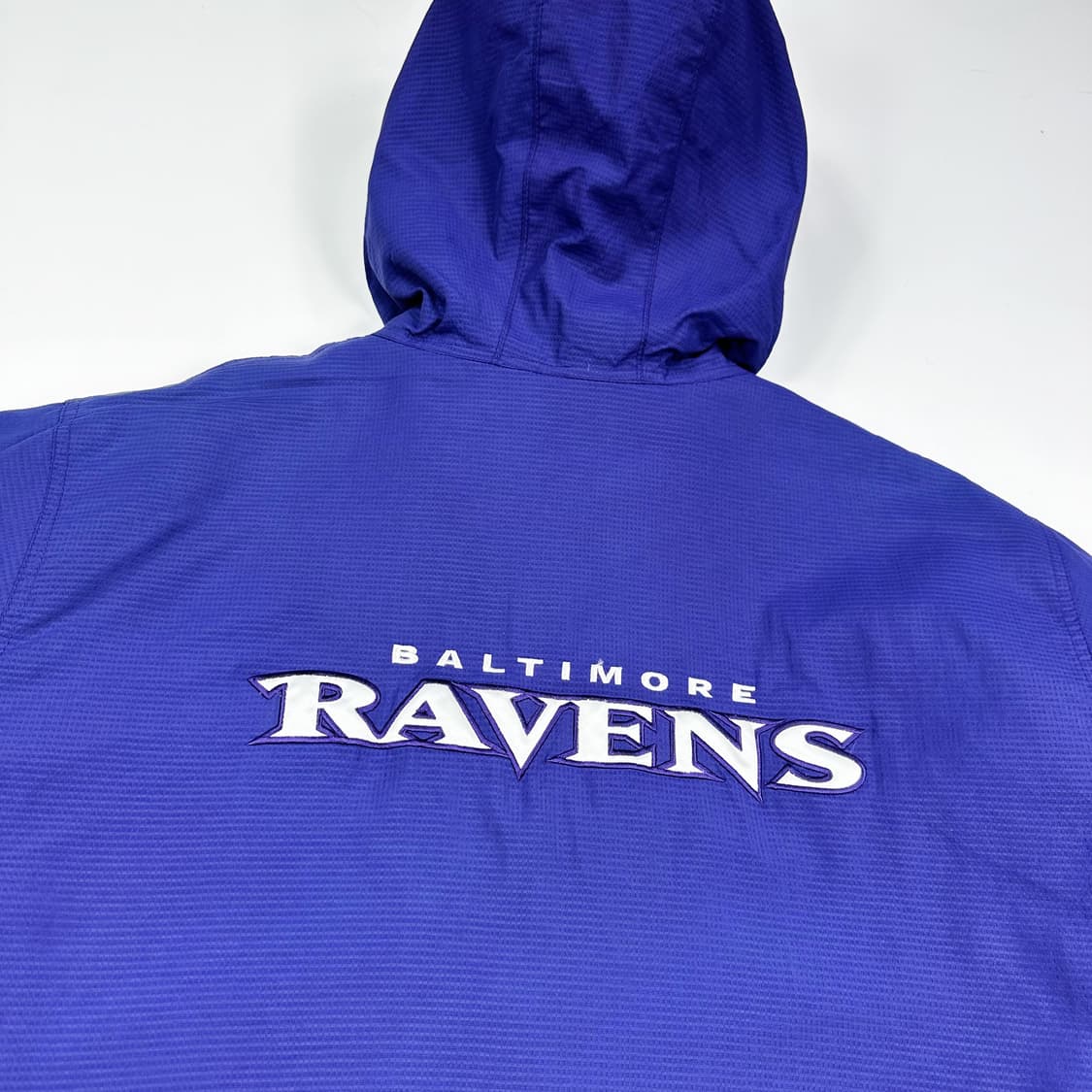 90s NFL 볼티모어 레이븐스 오버핏 우븐 아노락 XL 상품이미지7