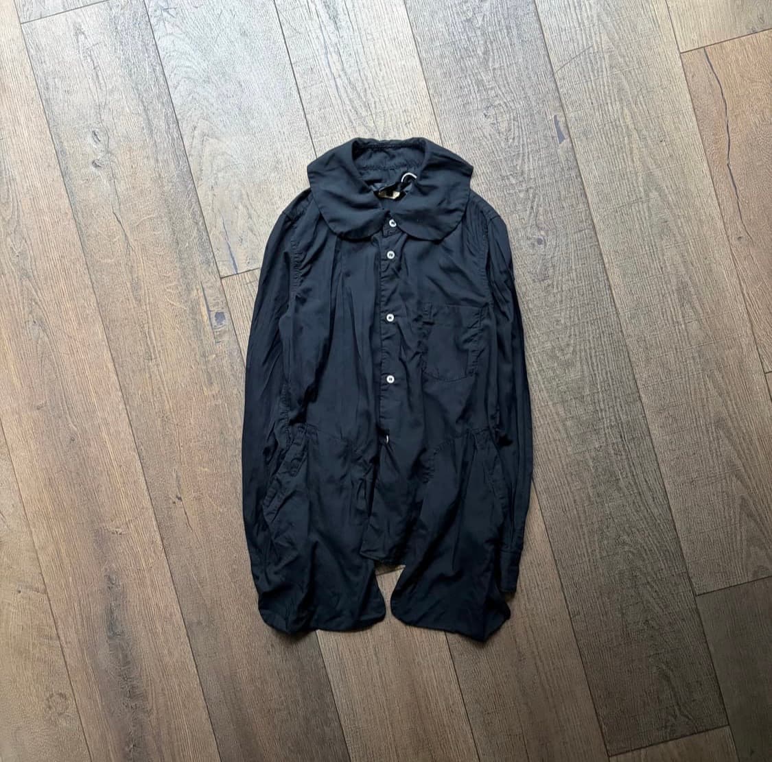 Pocket Transformed Big Collar Blouse 상품이미지6