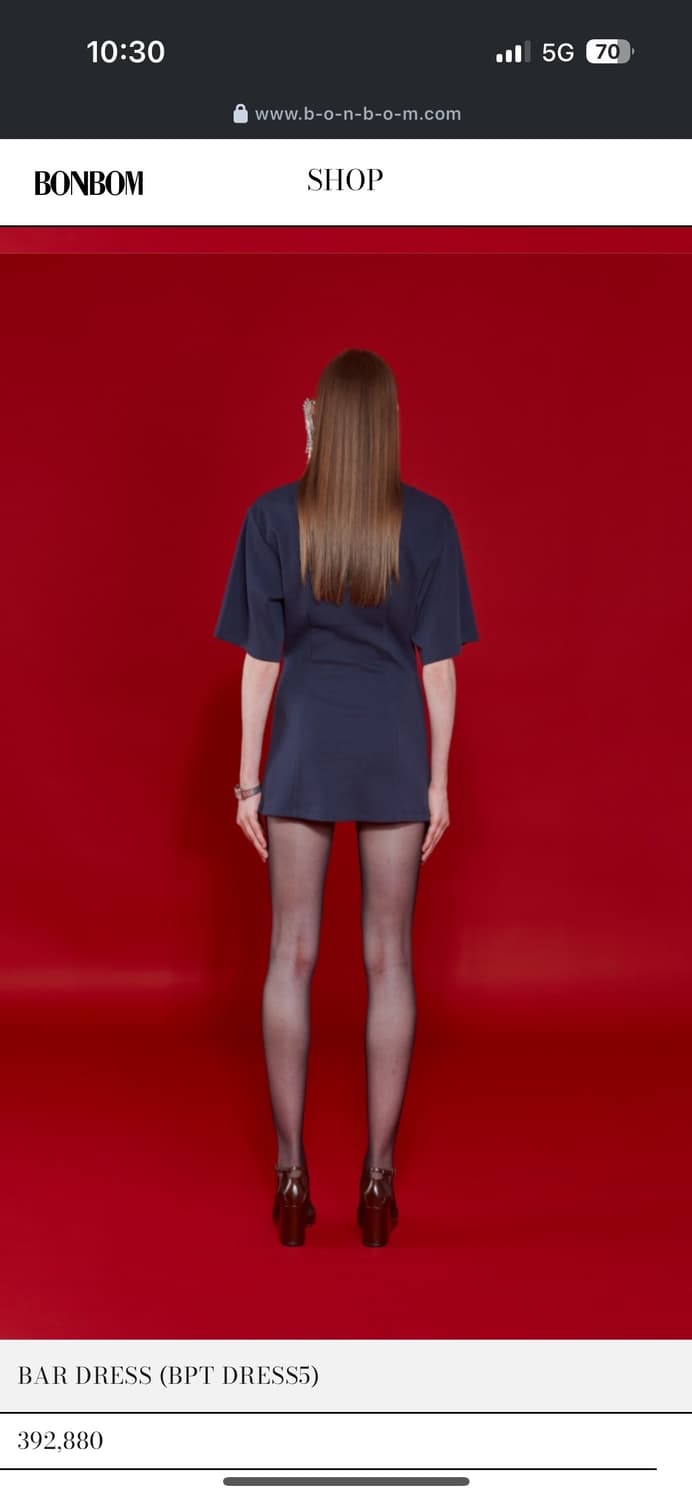 코튼 피어싱 디테일 티셔츠 상품이미지3