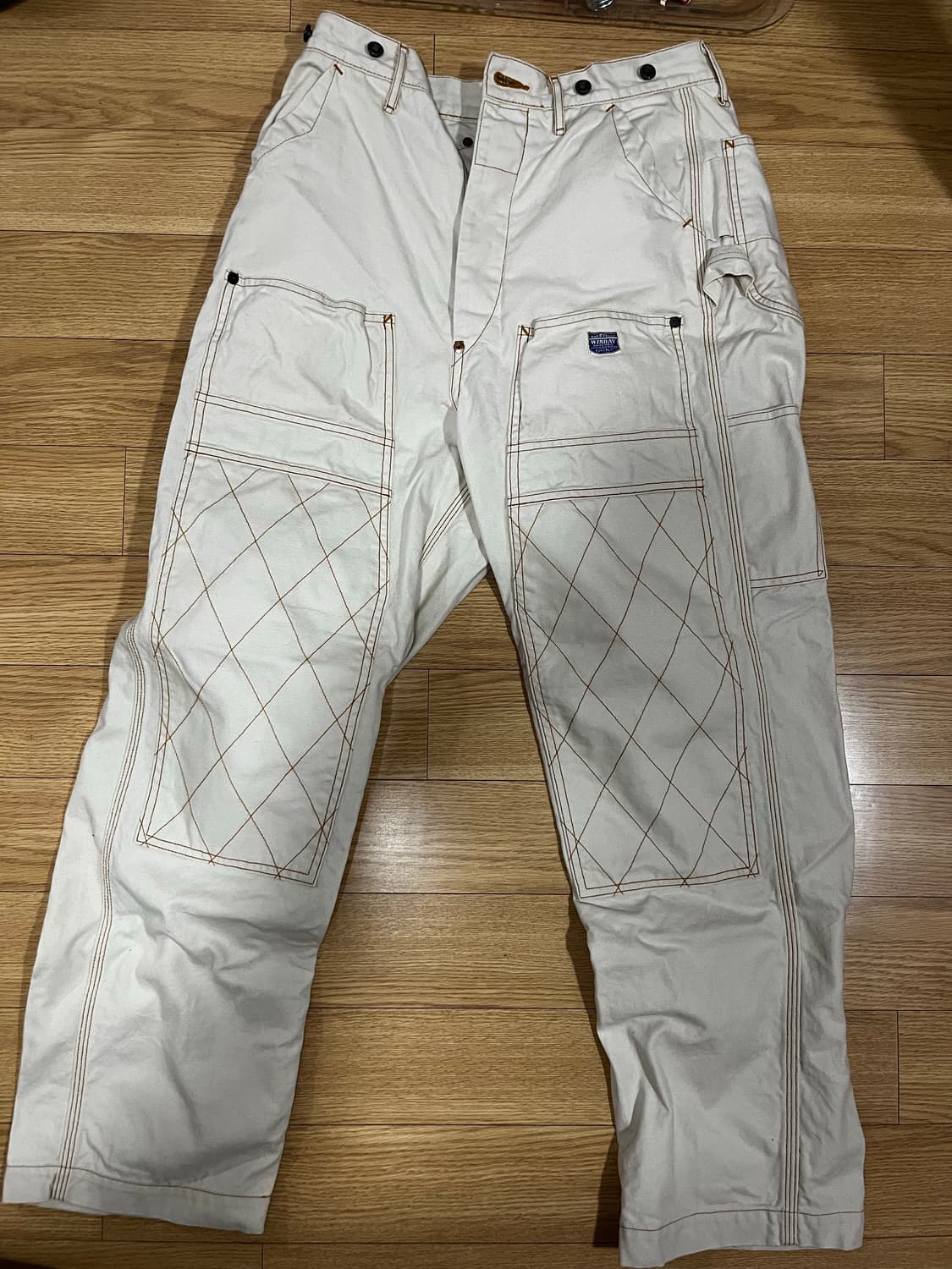 kapital thin canvas lumbar pant kinari 상품이미지3