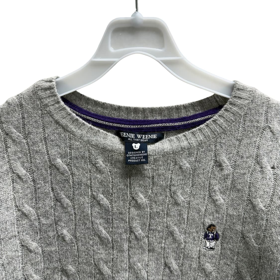 [L] 티니위니 그레이 니트 상품이미지5