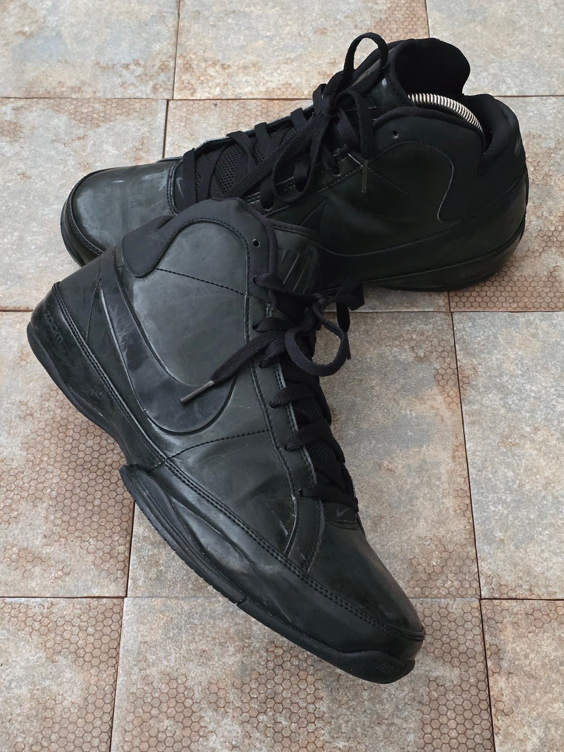 (285)나이키 빈티지 줌 허슬 블랙 페이턴트  상품이미지7