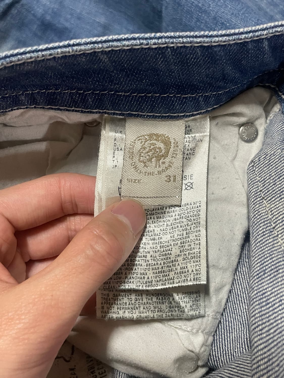 Diesel Thavar Slim Denim Pants 상품이미지9