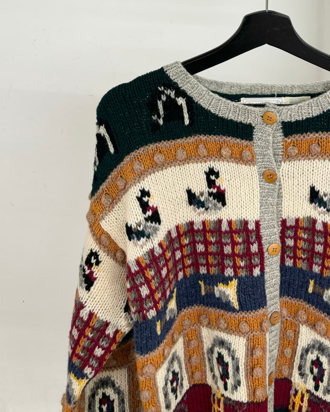 디 이글스 아이 노벨티 핸드 니트 가디건 상품이미지3