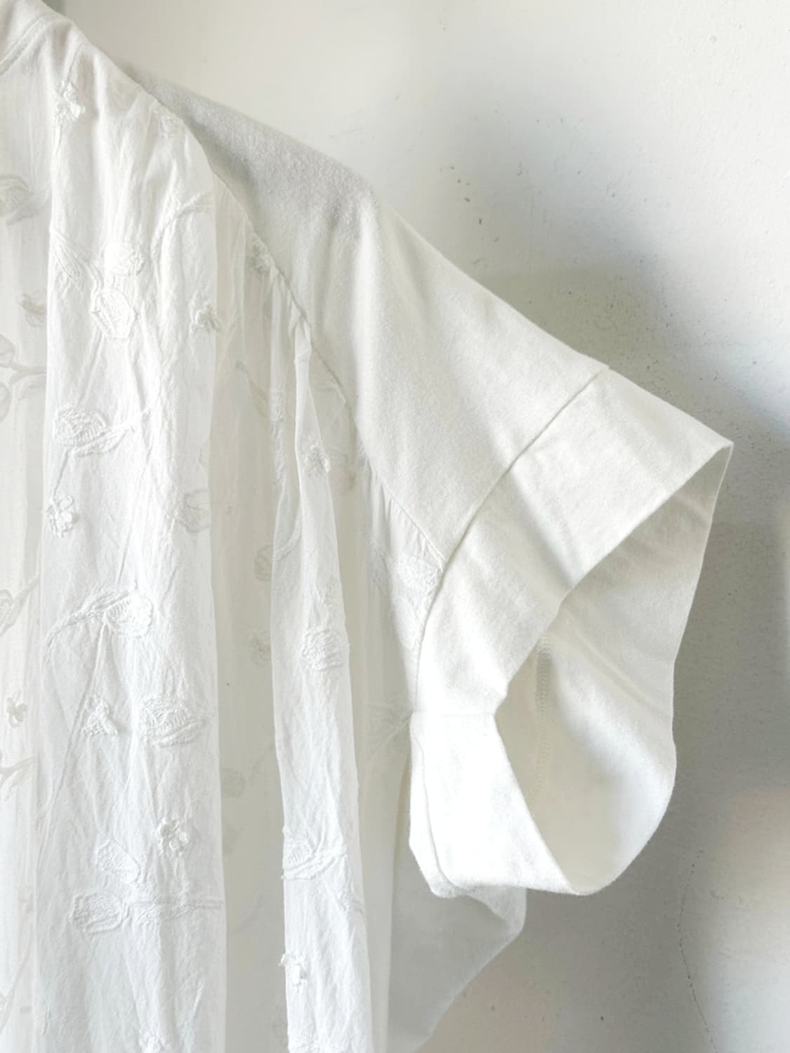Double face stitch shirt top 상품이미지4