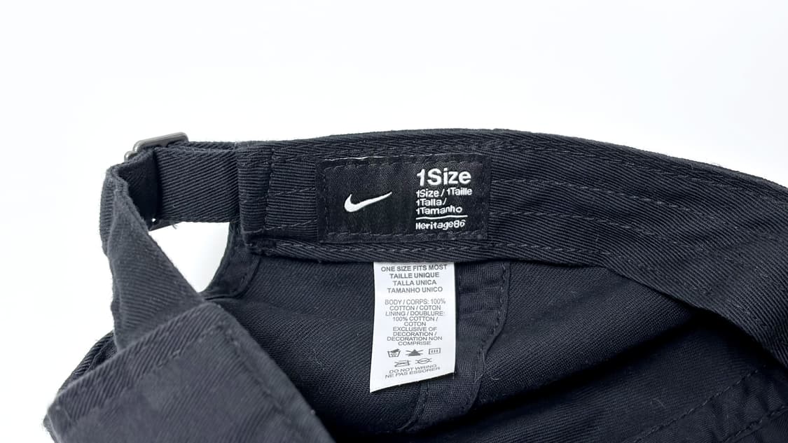 나이키 S1ZE 블랙 검정 볼캡 ‘Polychain’ 상품이미지9