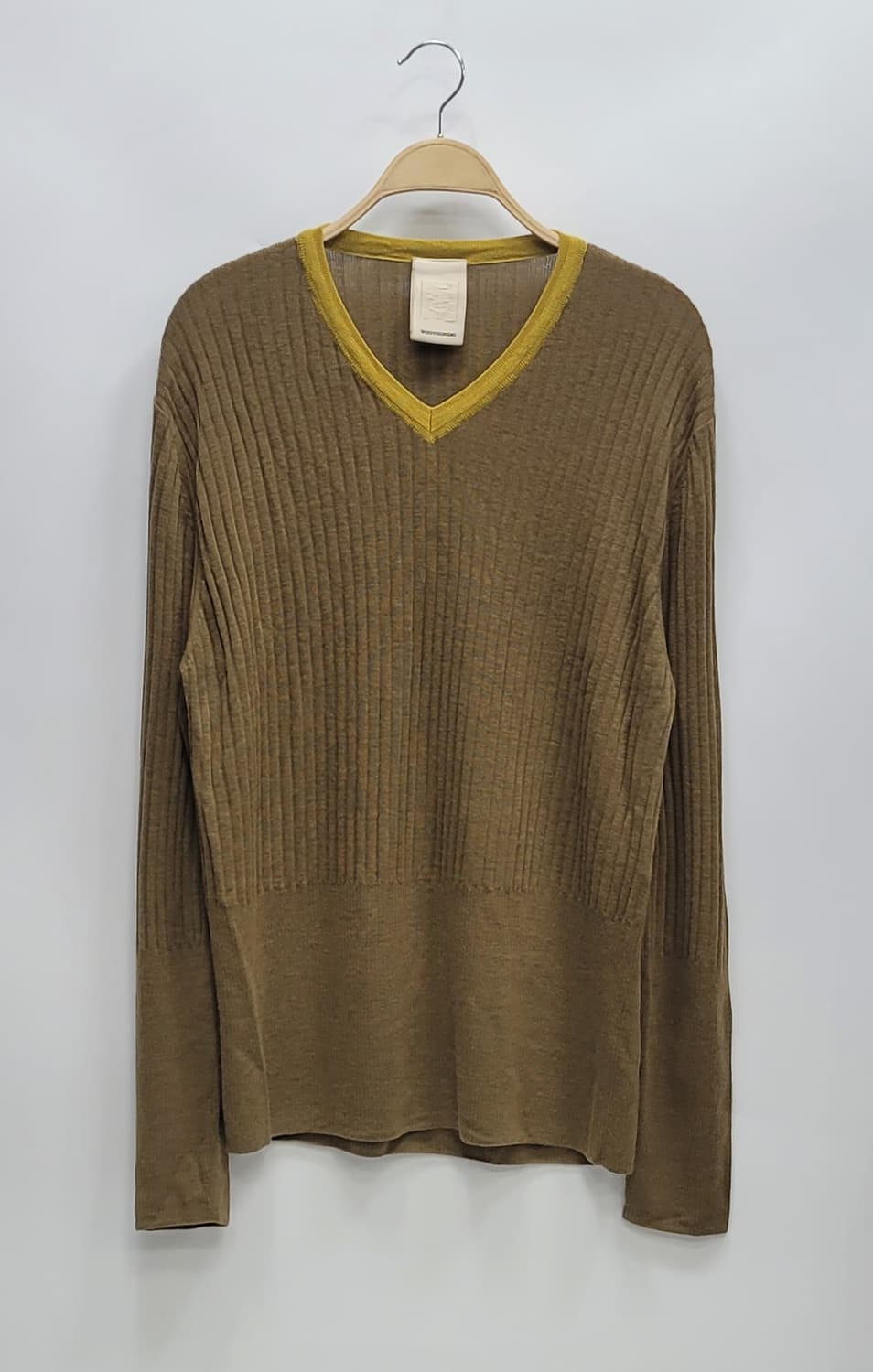 WOOYOUNGMI 우영미 모 100% 브이넥 니트 / 남 115
 상품이미지1