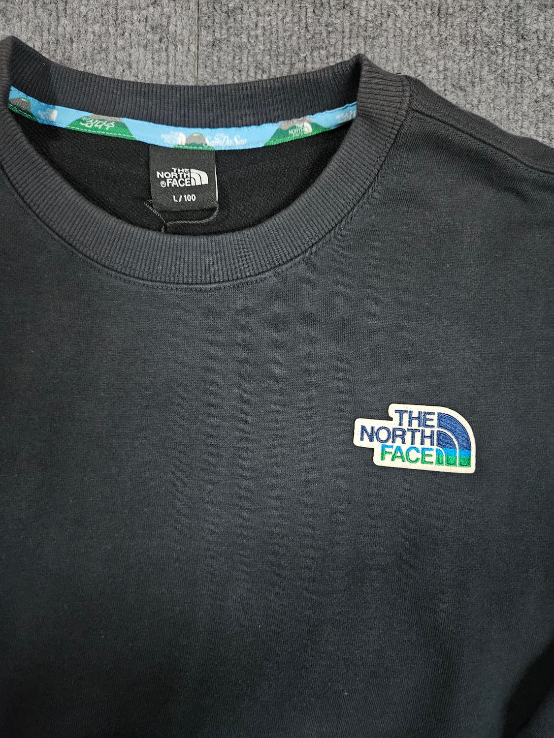 노스페이스 에센셜 오버필 에코 맨투맨(급처) 상품이미지2