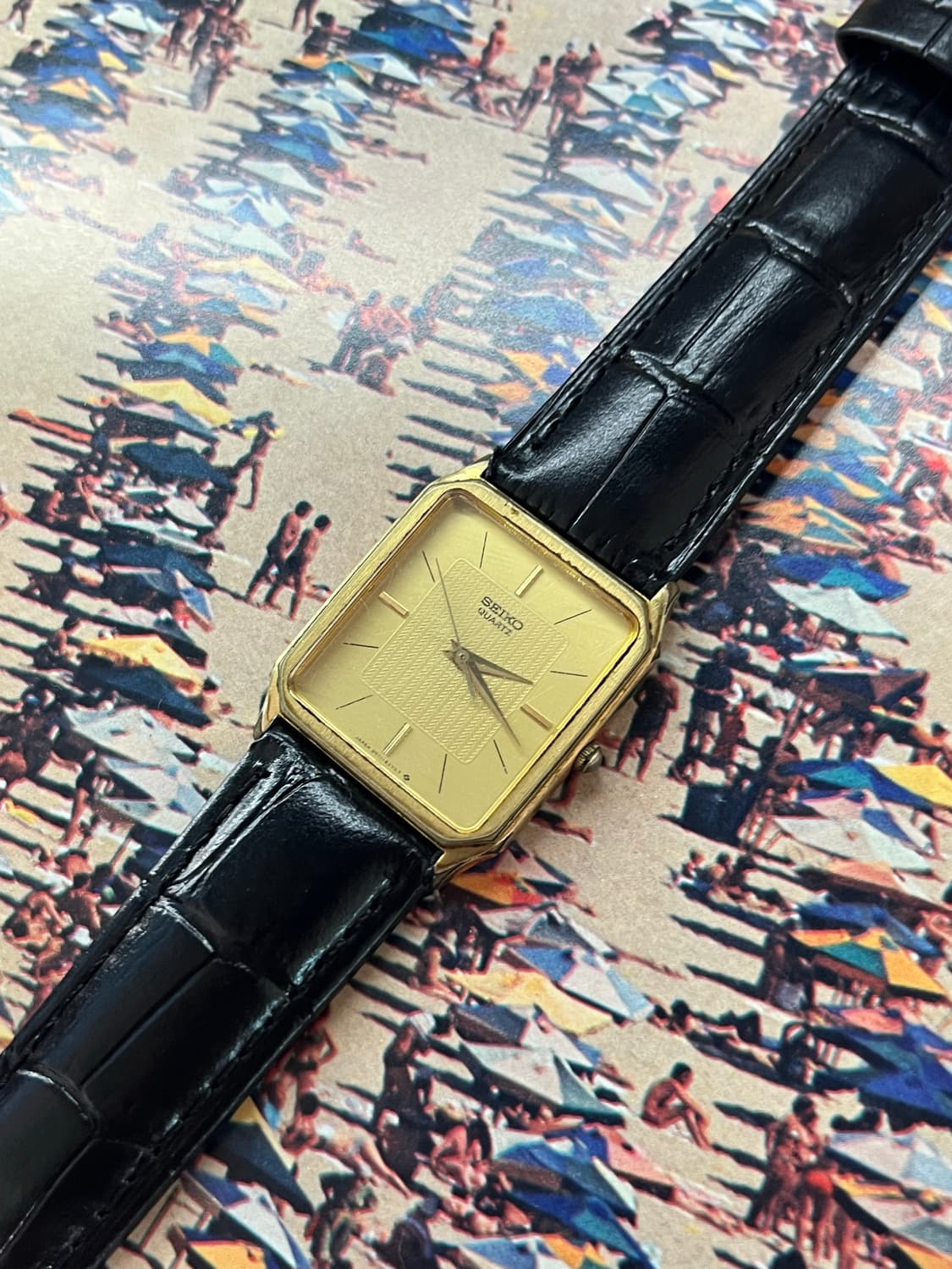 Vintage Seiko Quartz Tank Watch  상품이미지1