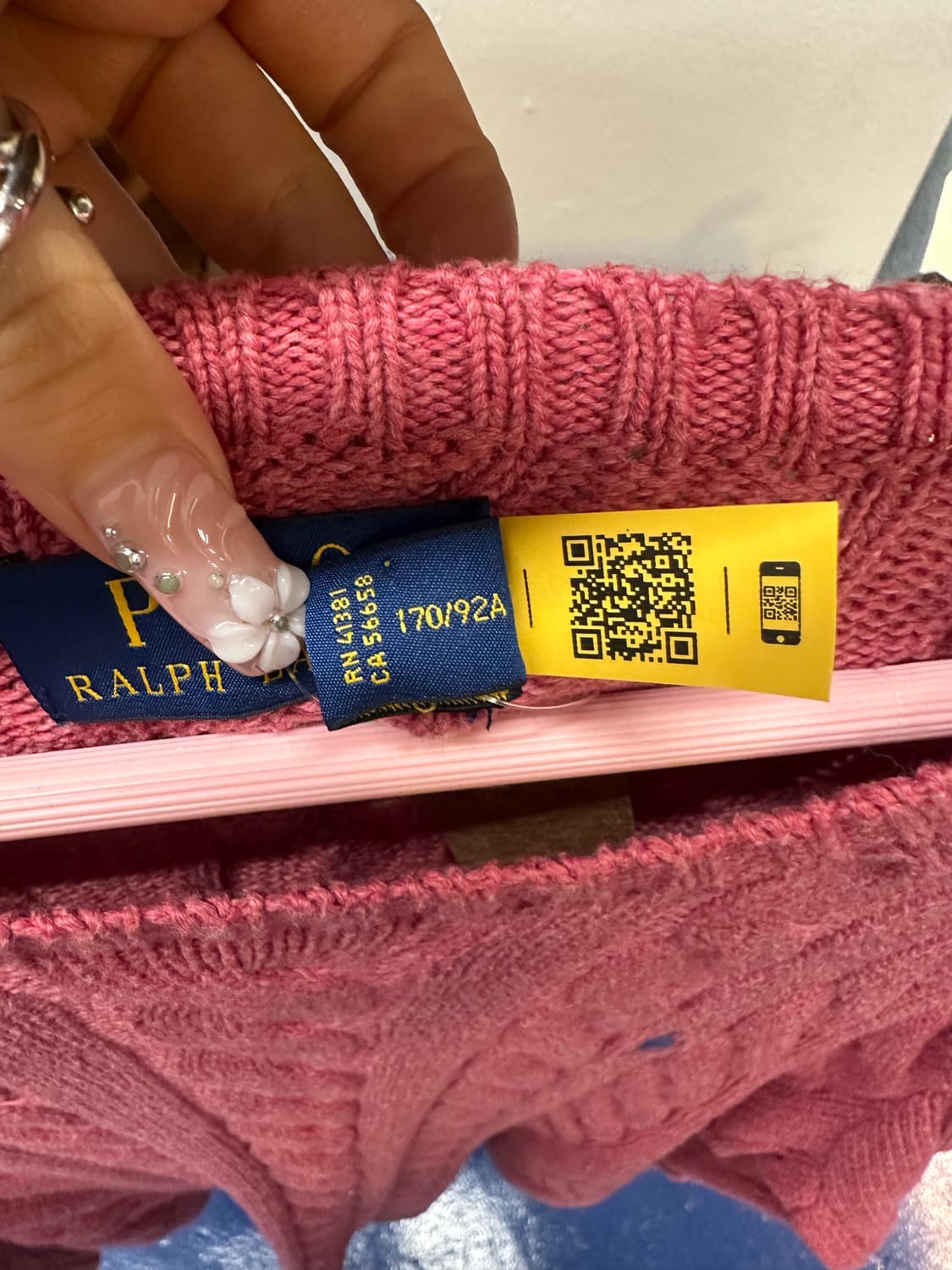 PRL 폴로 랄프로렌 밍크뮬란 꽈배기 상품이미지7