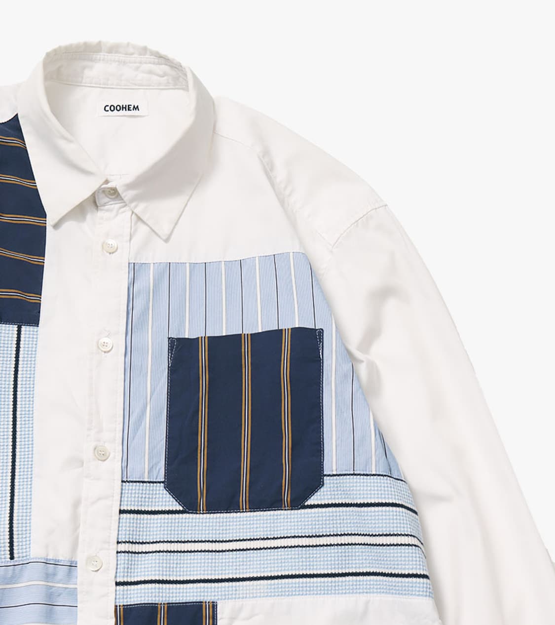 COOHEM - PATCH WORK SHIRT 상품이미지3