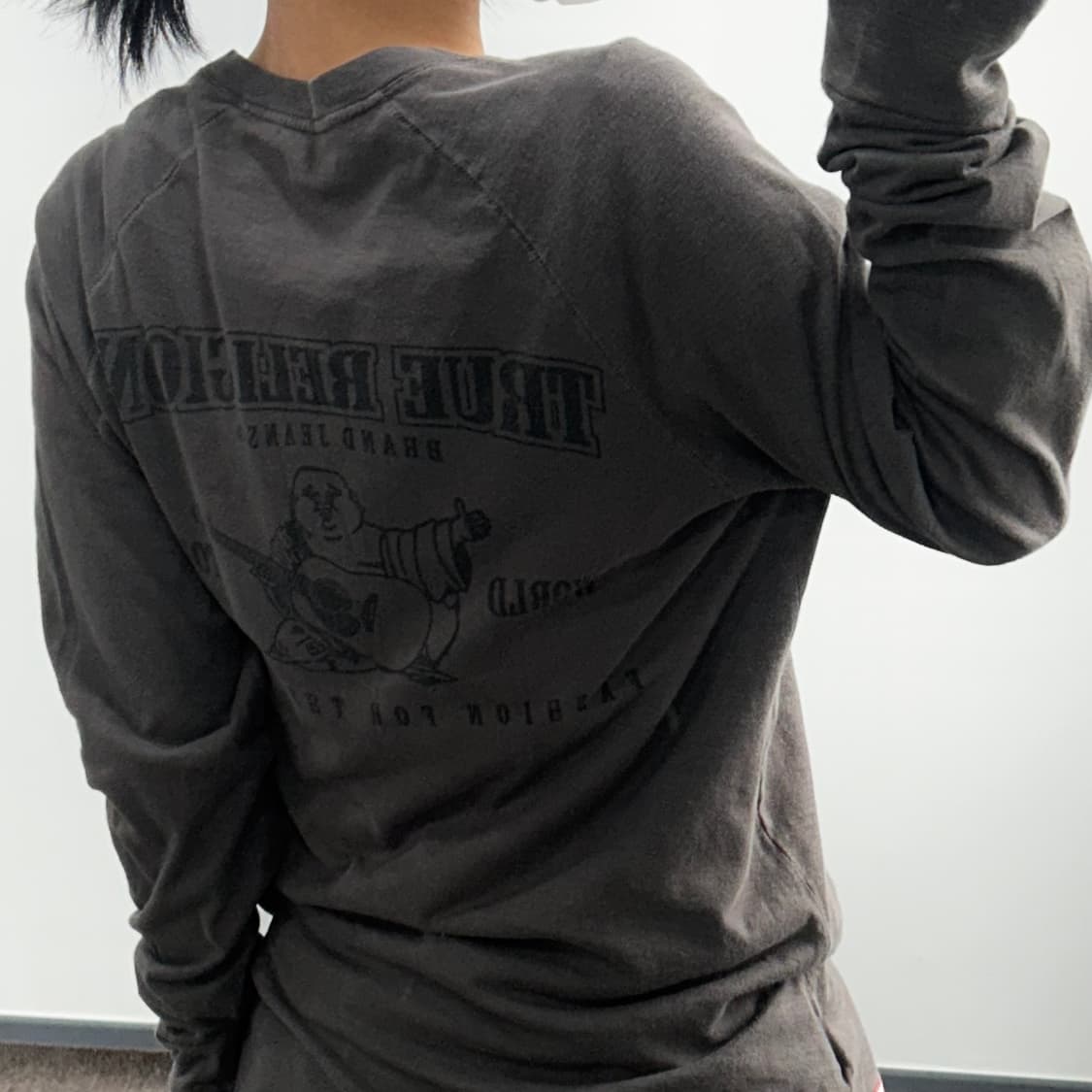 Truereligion 트루릴리젼 백포인트 버튼스냅 브라운 슬리브  상품이미지2