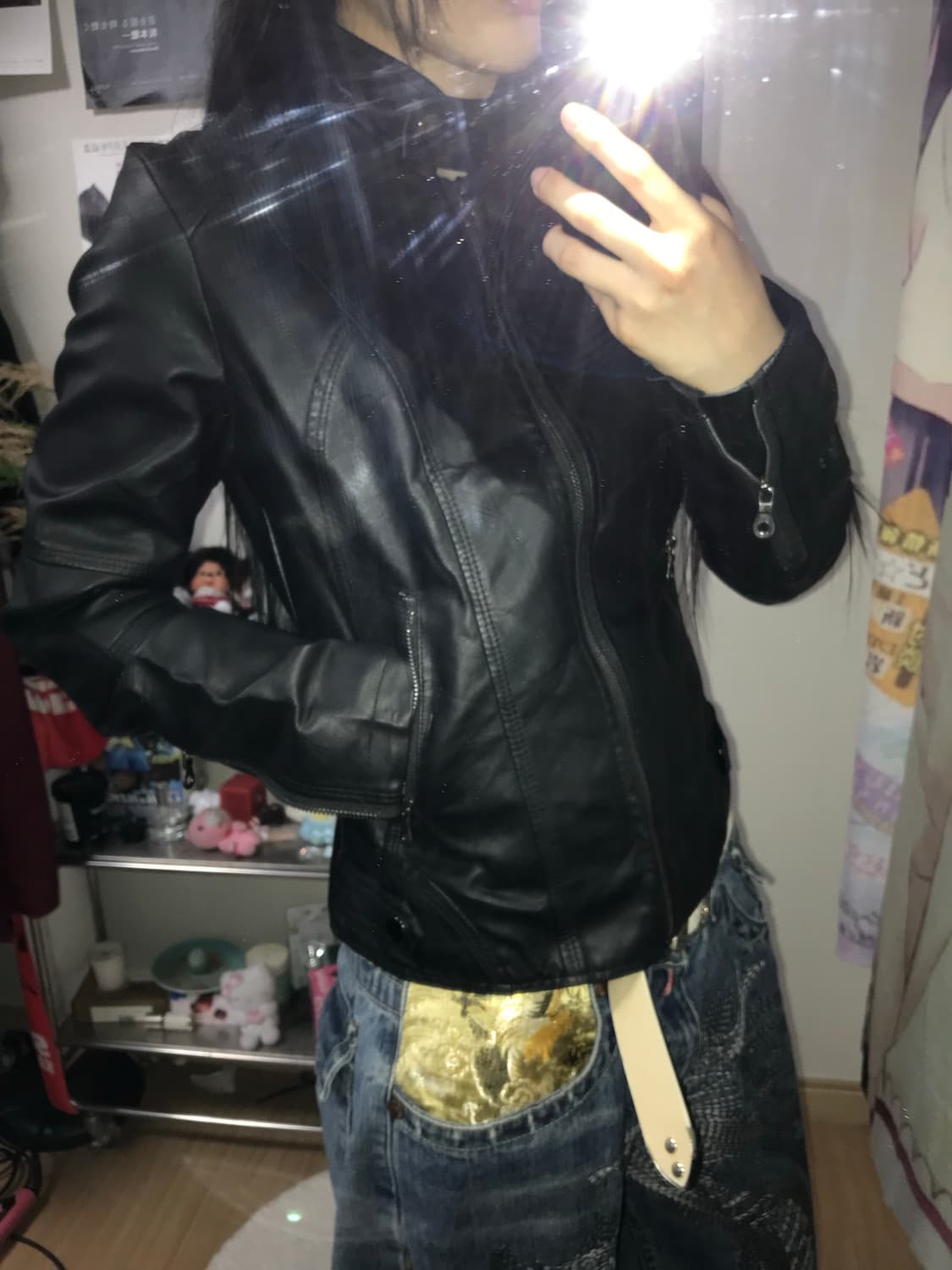 Nxh 락시크 바이커 레더자켓 상품이미지2