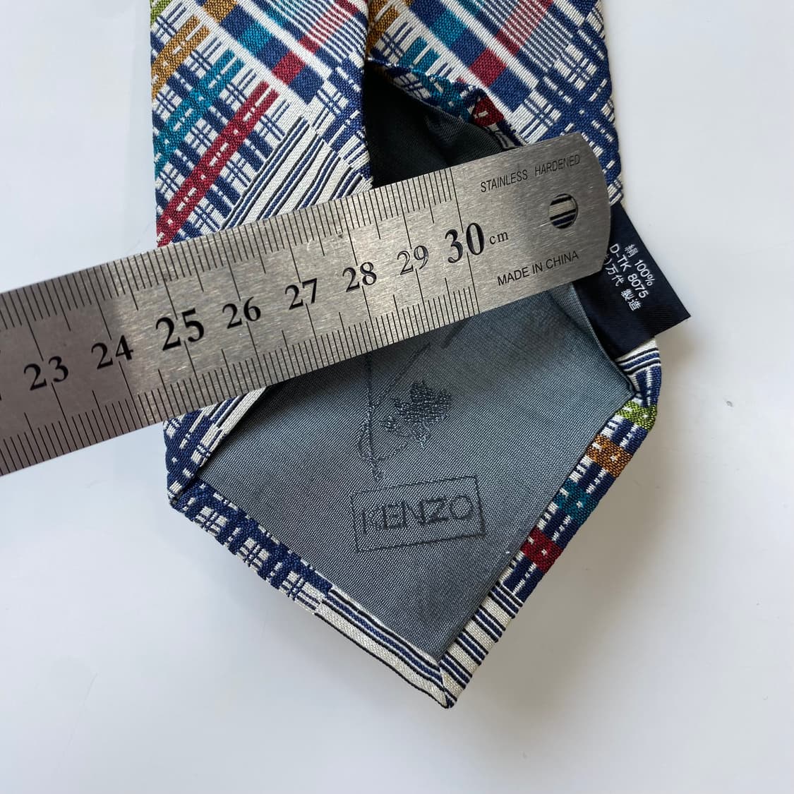 겐조(KENZO) 명품 정품 체크넥타이 상품이미지7