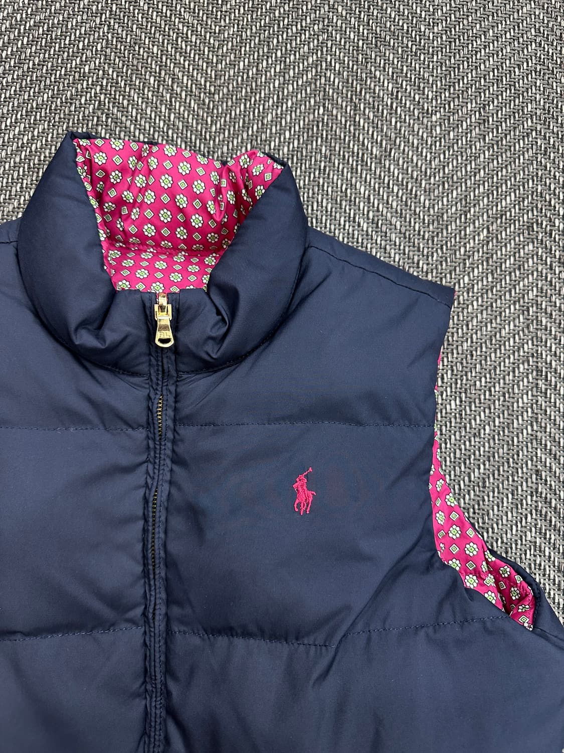 폴로 리버시블 패딩 베스트 상품이미지2