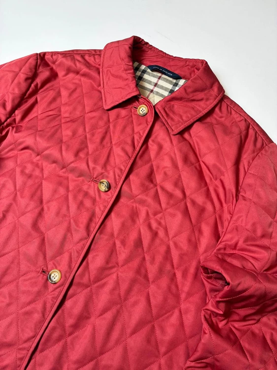 버버리 00's 체크 안감 퀼팅 자켓 PN8149 상품이미지2