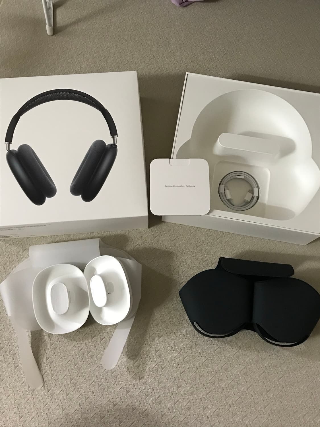 [풀박스] 에어팟맥스2 미드나이트 (C타입) + 실리콘케이스, 거치대 상품이미지7