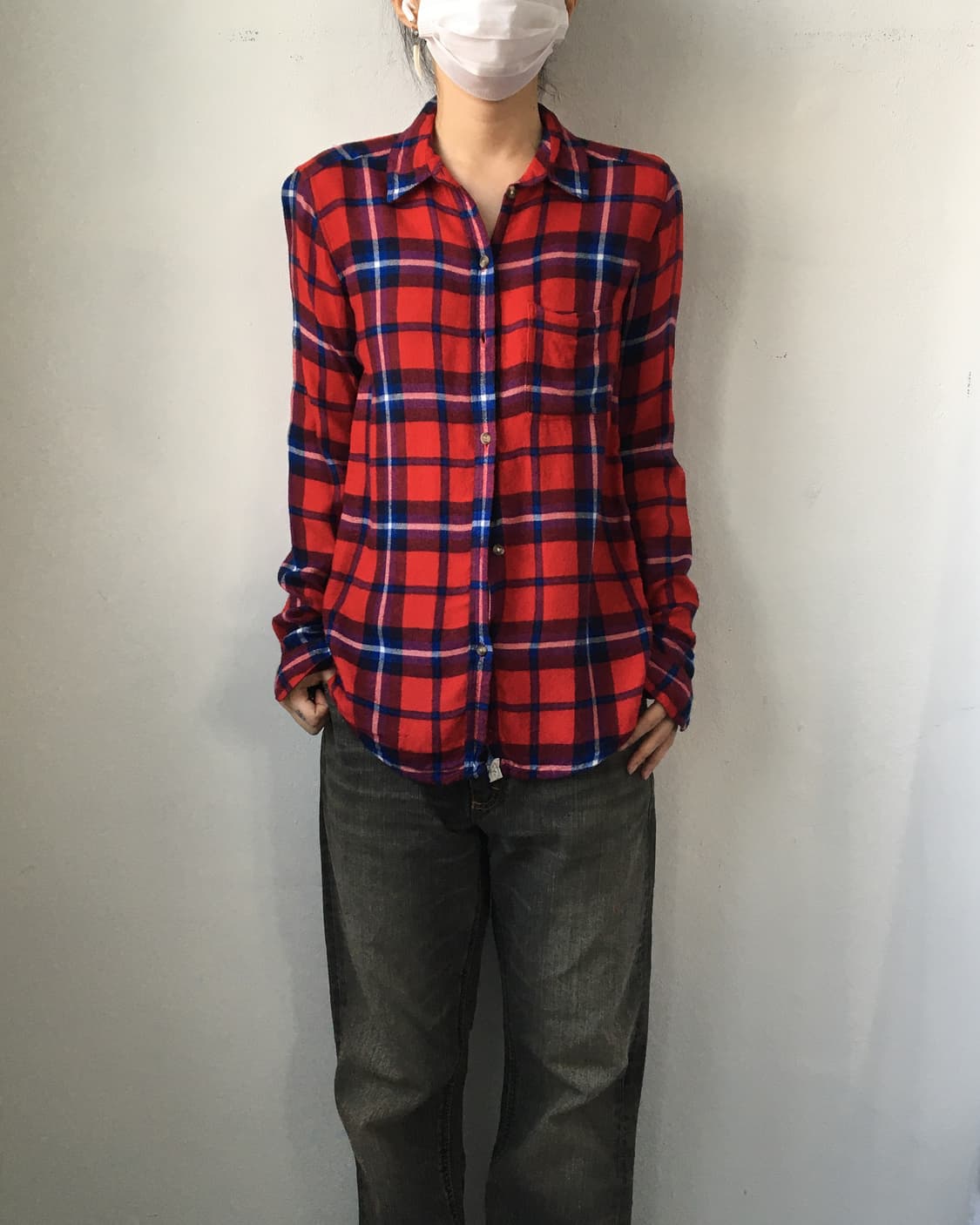 Check pattern shirt 상품이미지1