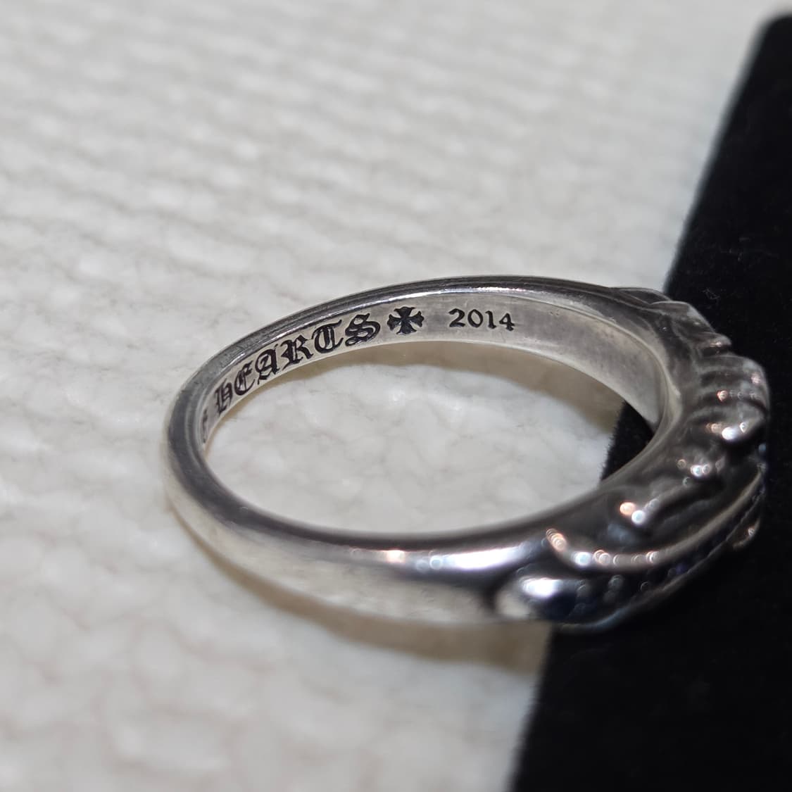 크롬하츠 베이비 플로랄 링 블루 사파이어 US7.5 상품이미지4