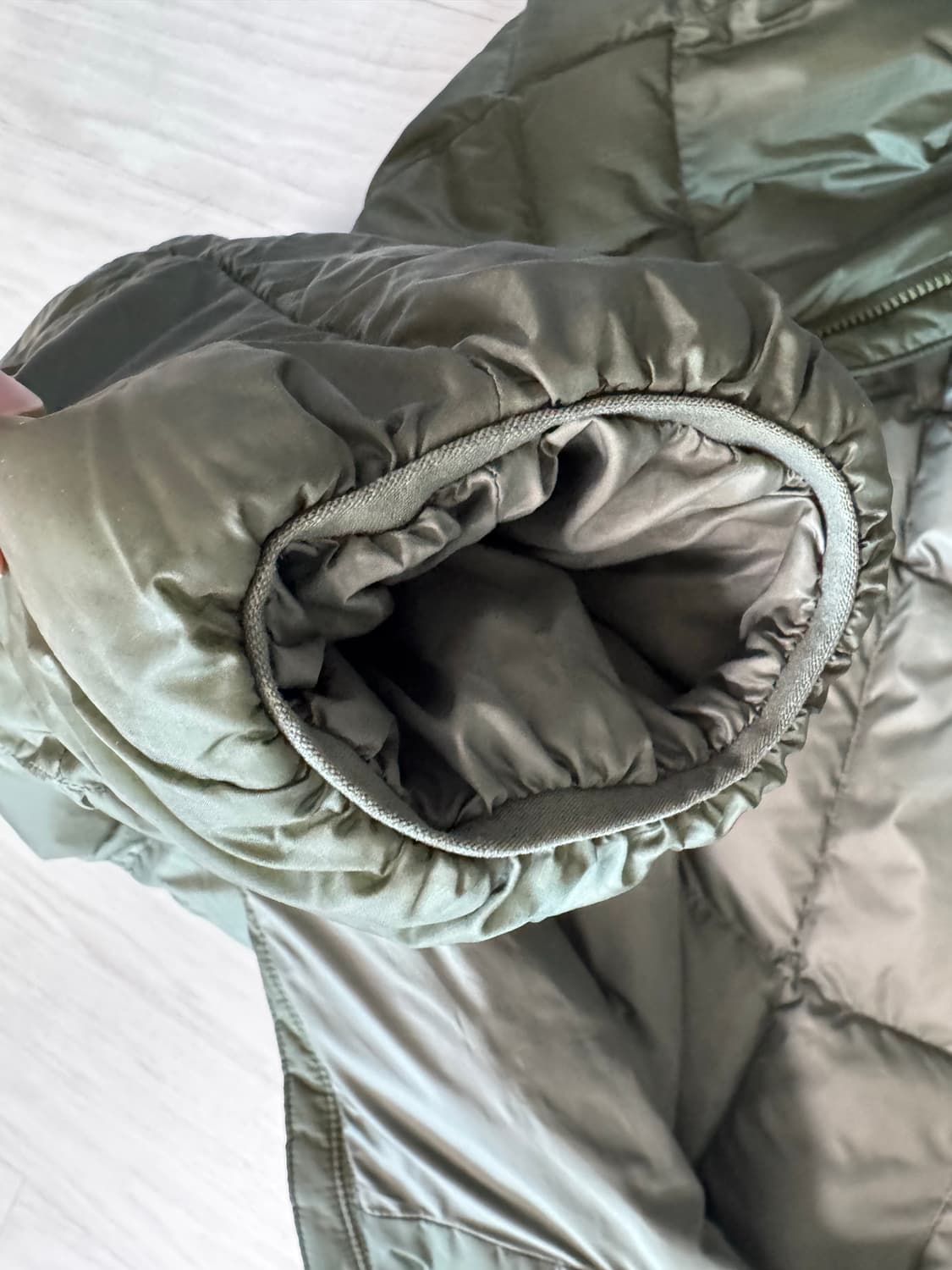 (XL) 노스페이스 웨이브 라이트 온볼 자켓 패딩 카키 상품이미지9