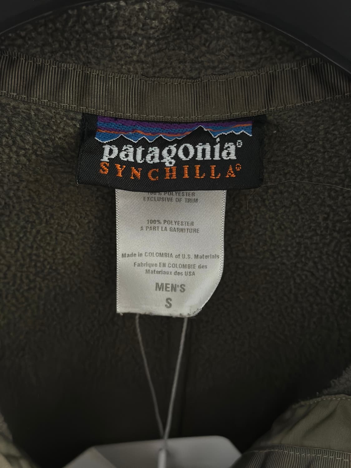 파타고니아 00s 신칠라 애쉬 카키 플리스집업  상품이미지7