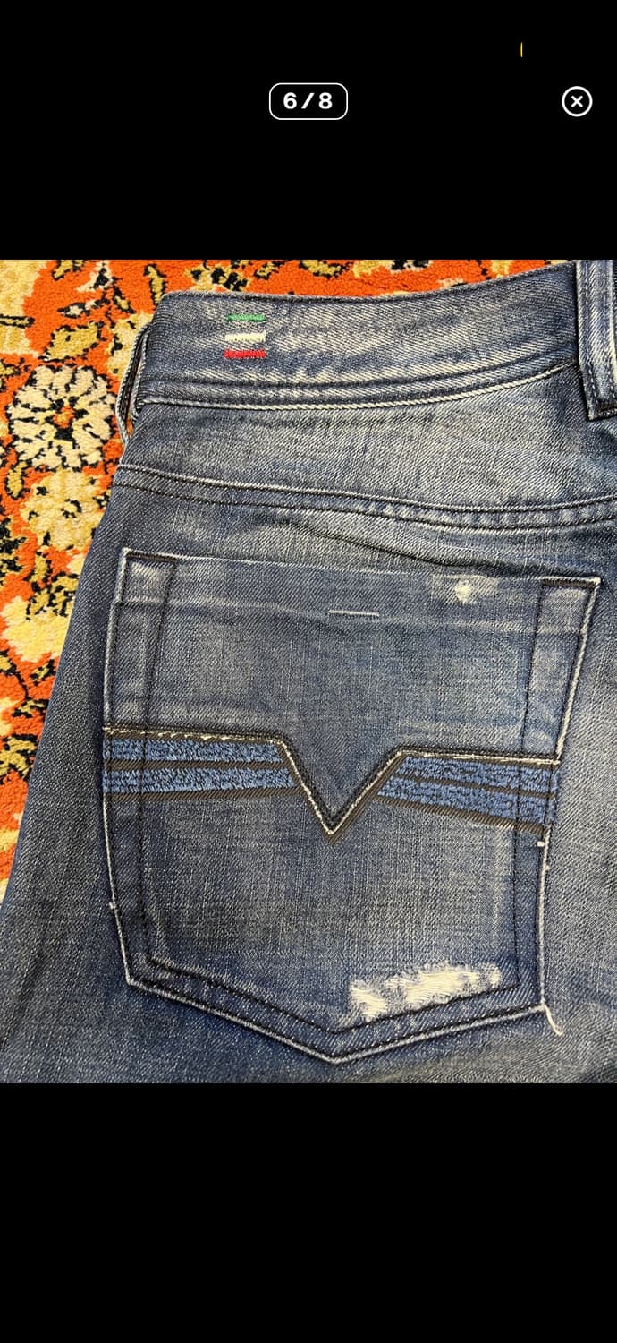 [30] 디젤 자탄 플레어 부츠컷 데님 팬츠 상품이미지5