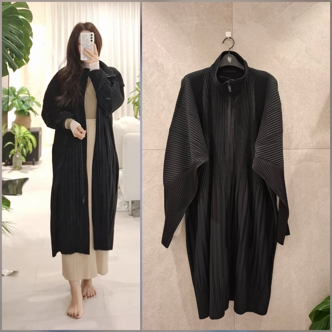 이세이미야케 옴므플리세 롱자켓 블랙3사이즈 플리츠플리즈 상품이미지9