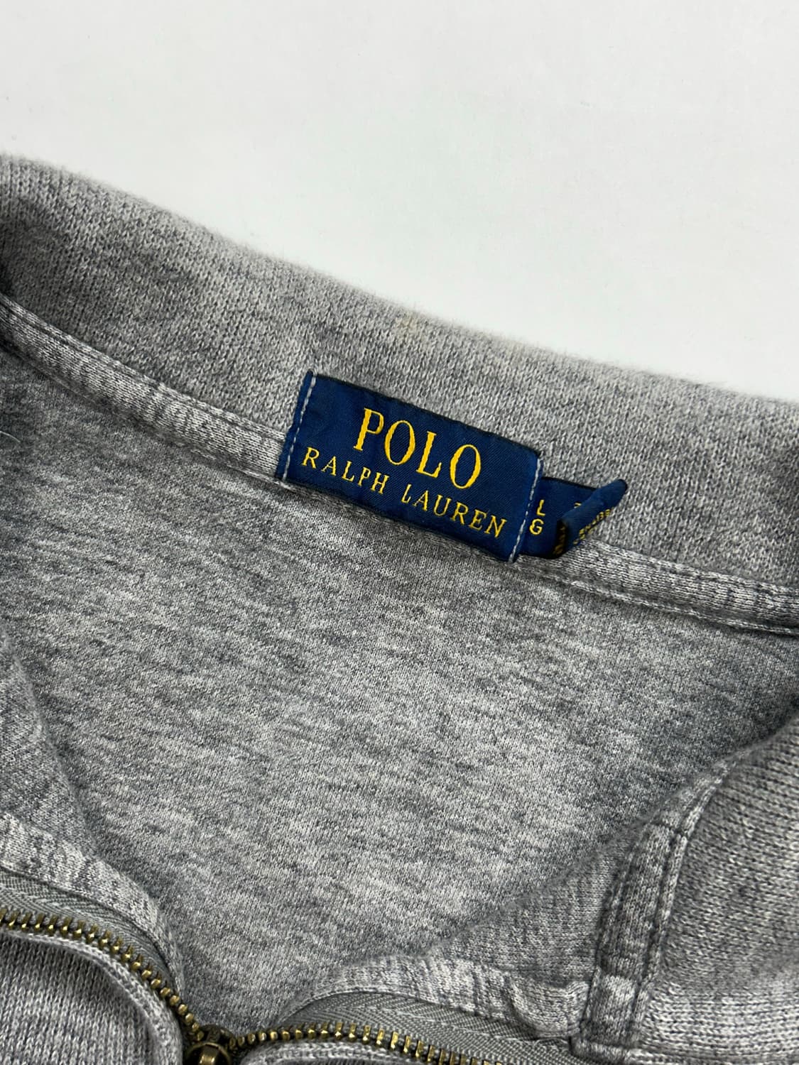 폴로 랄프로렌 그레이 하프집업 L 상품이미지5