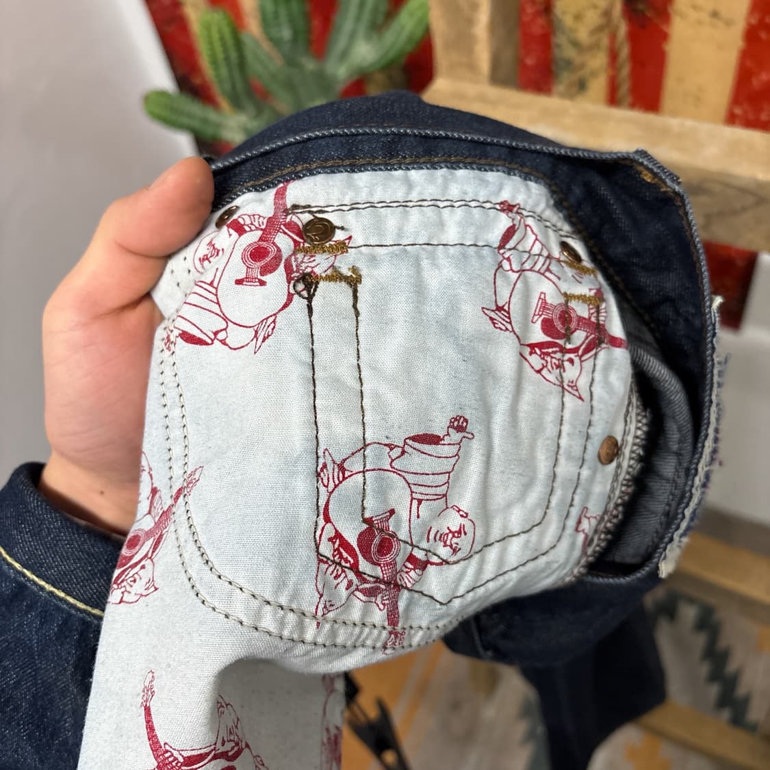 00s 트루릴리전 미국생산 리키 슈퍼T 스티치 데님팬츠 N908 상품이미지10