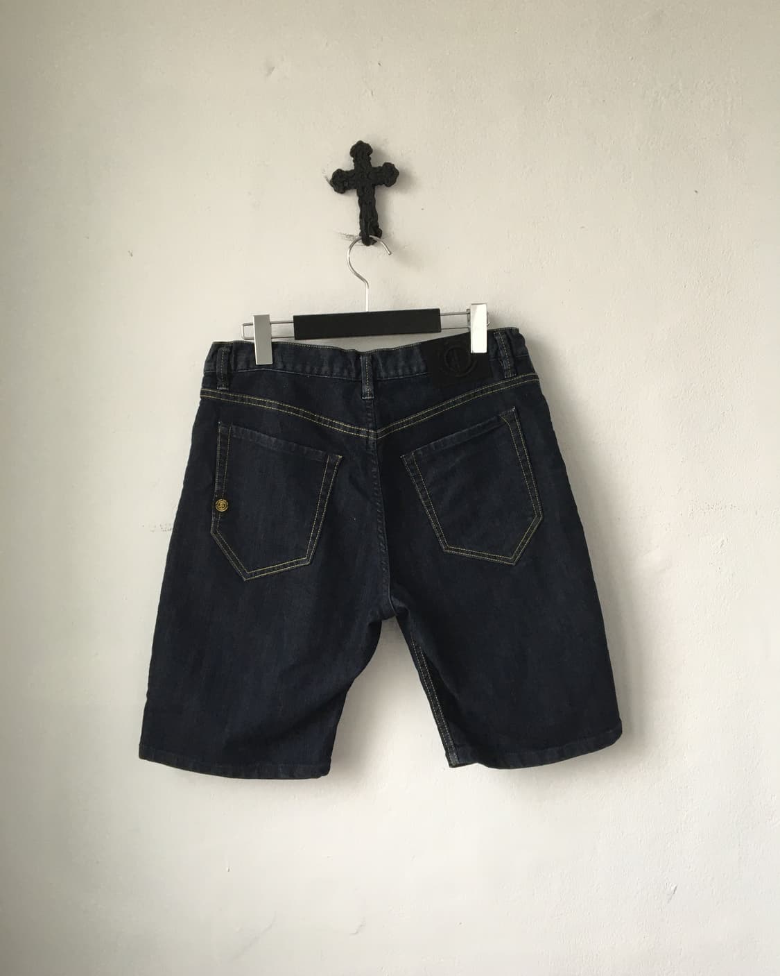 Denim half pants 상품이미지2