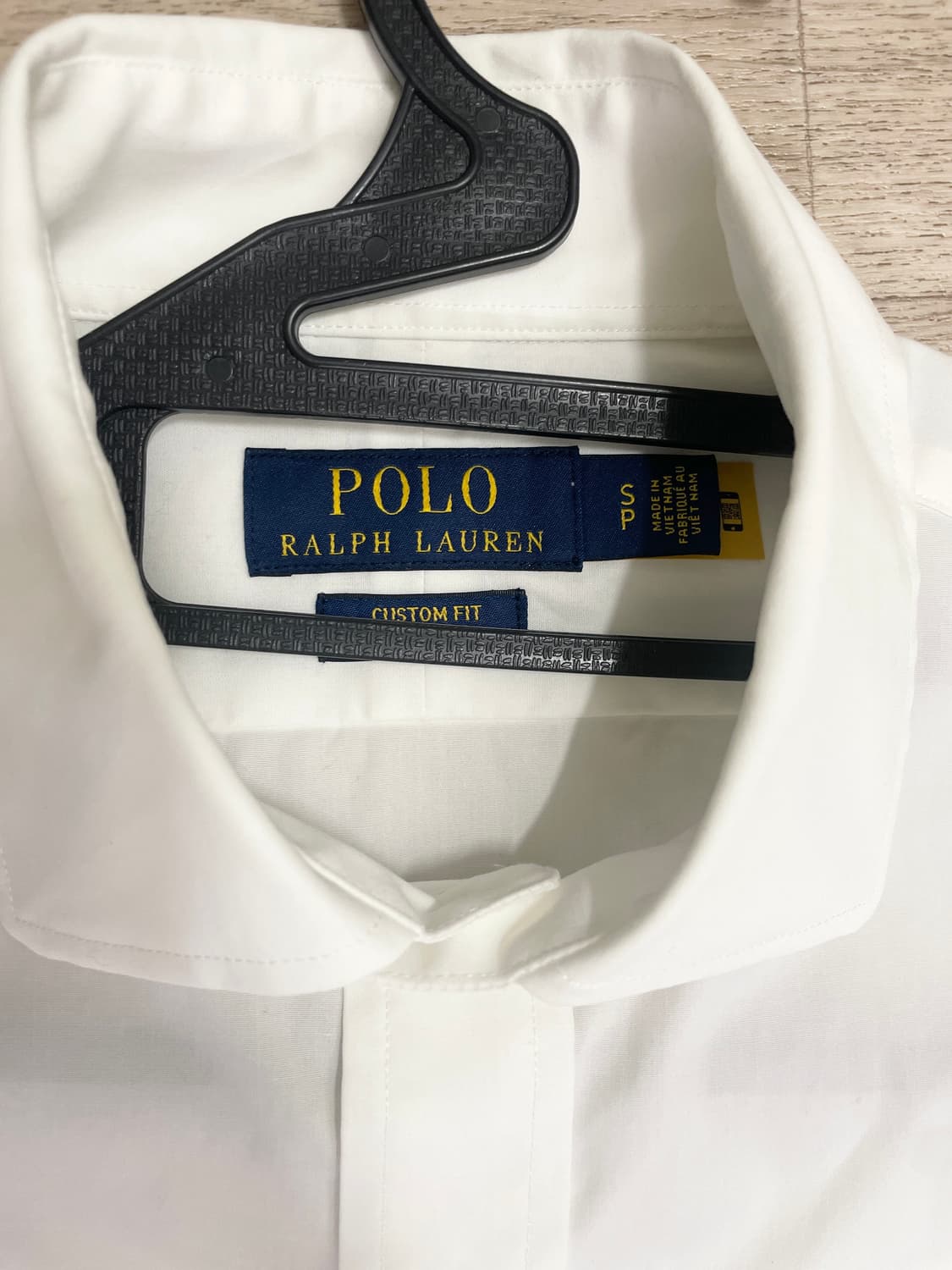 폴로 커스텀핏 화이트 셔츠 상품이미지4