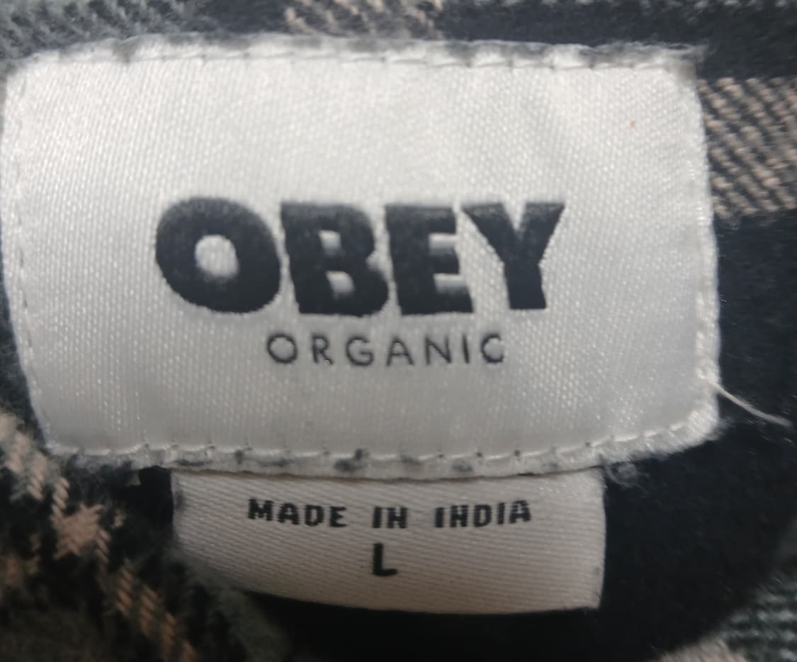 오베이 오가닉 체크 셔츠  상품이미지2