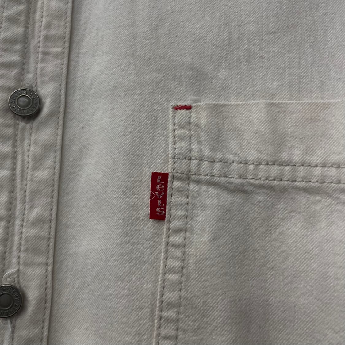 00s 리바이스 리벳 포켓 데님 셔츠 상품이미지5