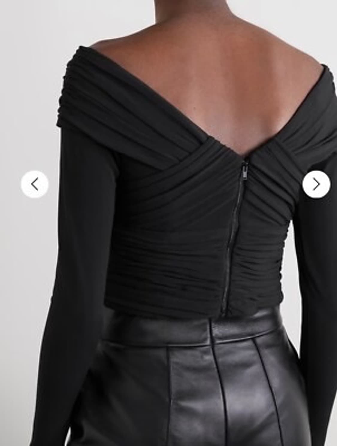 셀프 포트레이트 오프숄더 셔링 긴팔 탑 사이즈 uk 8/ us 4 상품이미지4