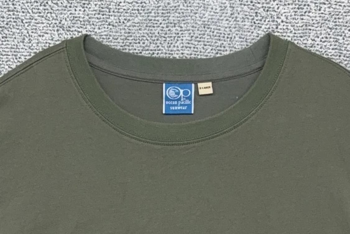 오션퍼블릭 빈티지 로고 카키 반팔티 X-LARGE 상품이미지5