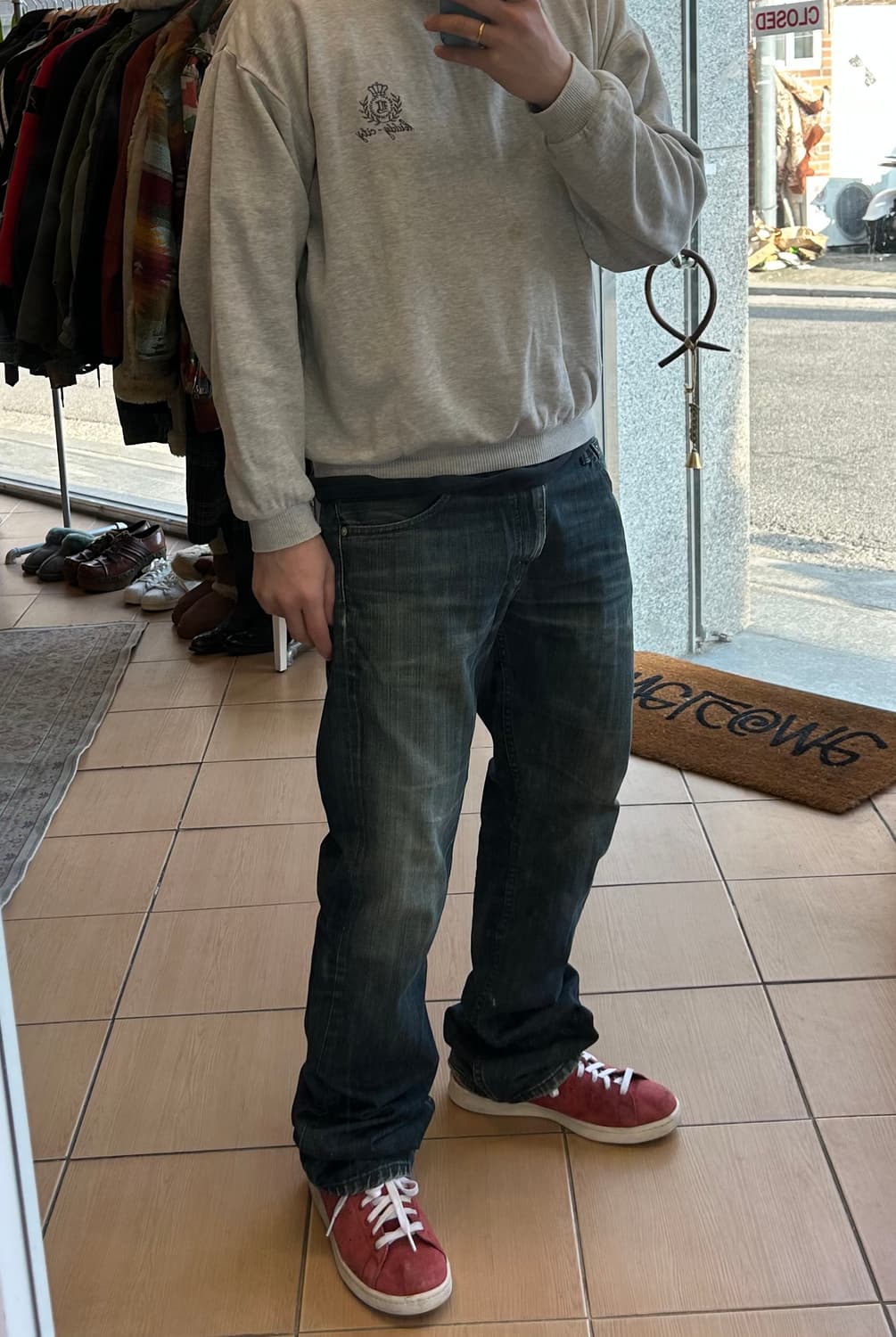 리바이스527 로우부츠컷 33in 상품이미지8