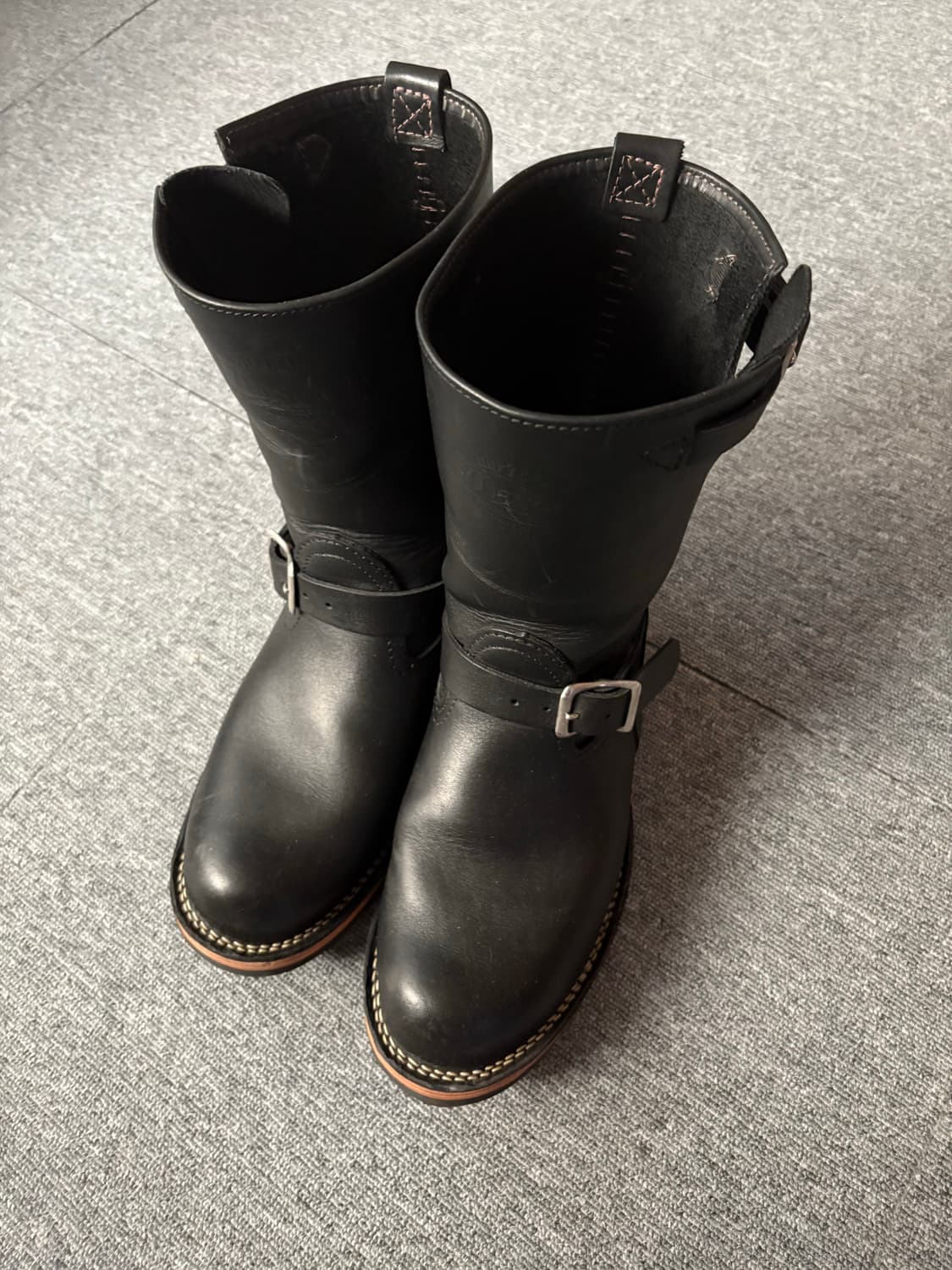 [10.5EE] 웨스코 보스 블랙  엔지니어부츠 상품이미지1