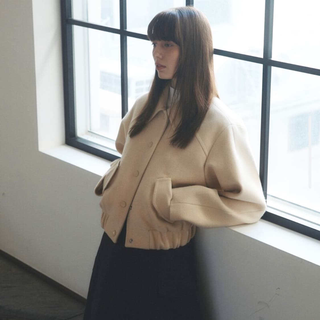 텐먼스(10MONTH) 버튼업 블루종 점퍼 55-66 상품이미지3