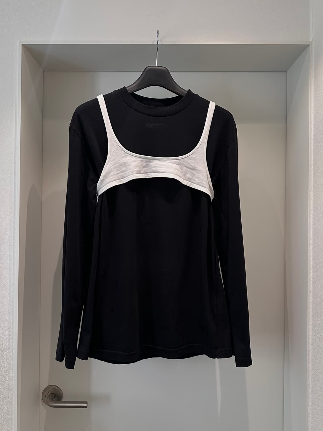 MM6 브라렛 레이어드 롱 슬리브 탑 / S 상품이미지2