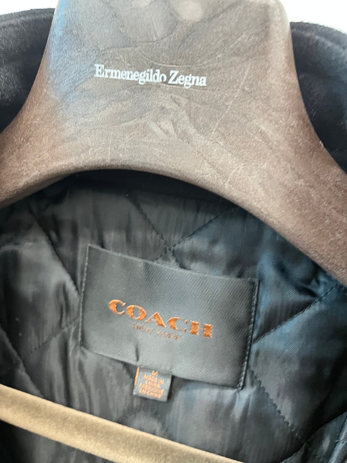 여) 코치 시어링 후드 울코트  상품이미지7