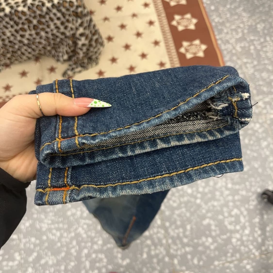 트루릴리전 BOBBY 빅티 레트로 빈티지 데님팬츠 34인치 C09166 상품이미지8