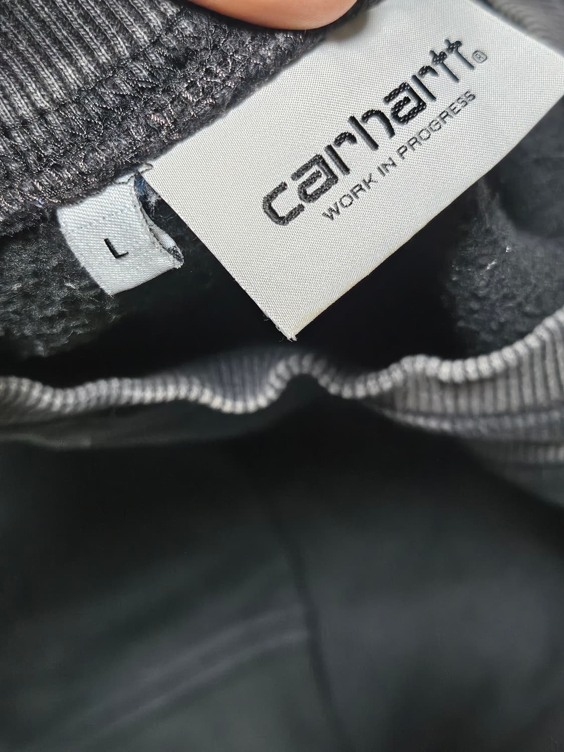 칼하트 맨투맨 스웻셔츠 블랙 L 상품이미지4