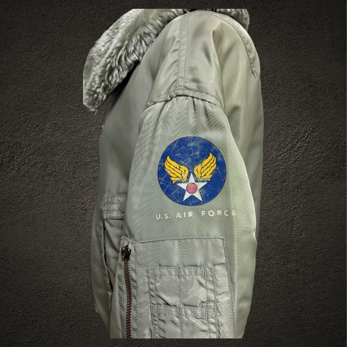 US AIR FORCE 에어포스 미공군 MA-1 플라이트 항공 자켓 상품이미지4