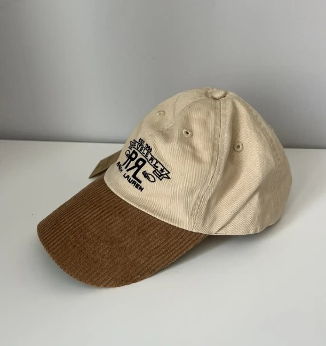 RRL 코듀로이 렌치 로고 볼캡 상품이미지2