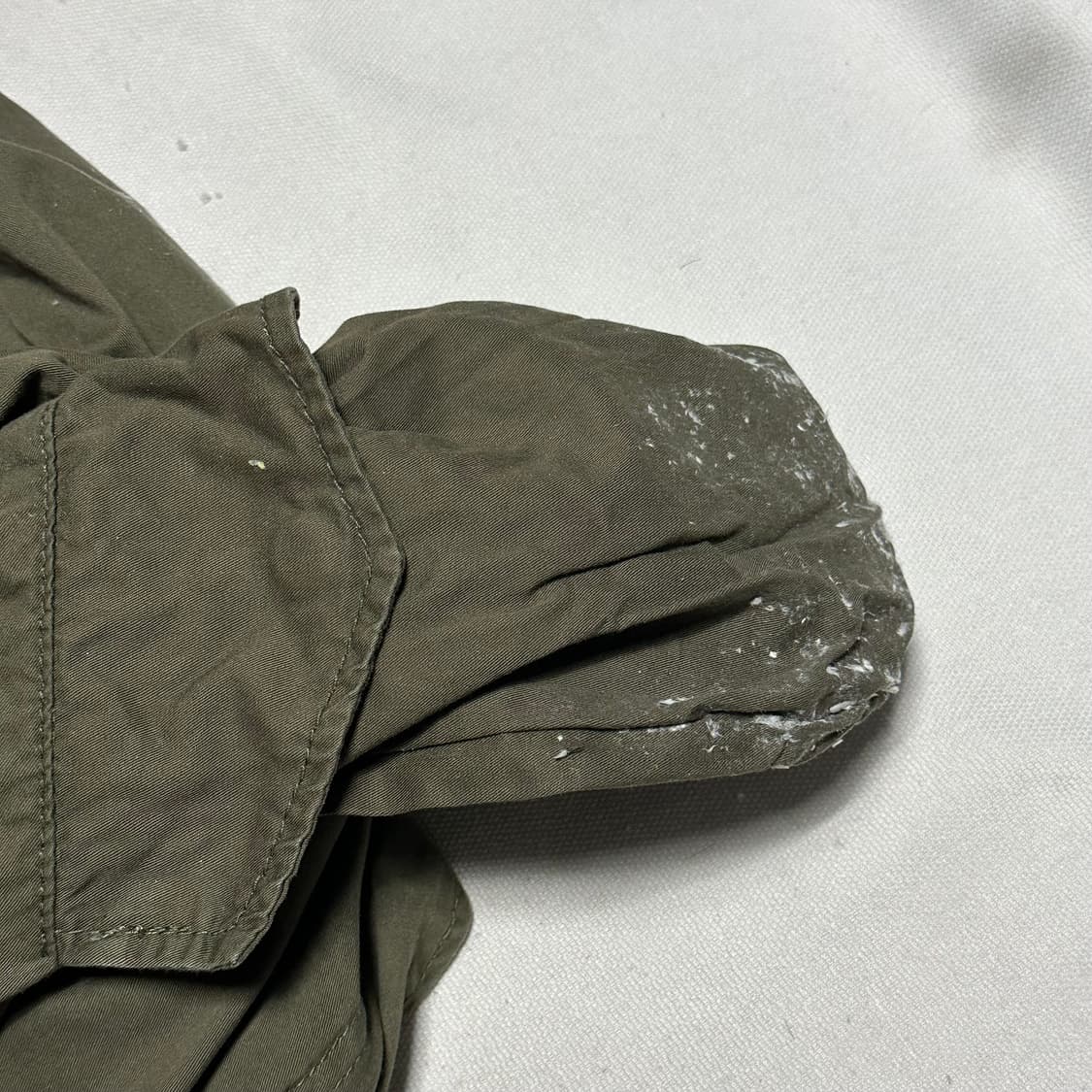 L vtg 카키 피쉬테일 야상 파카 상품이미지4