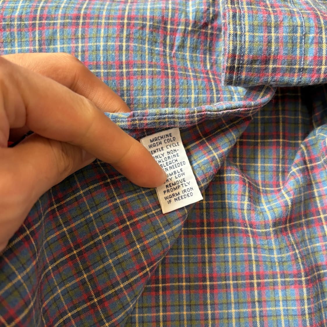 폴로 정품 체크 코튼 셔츠 상품이미지6