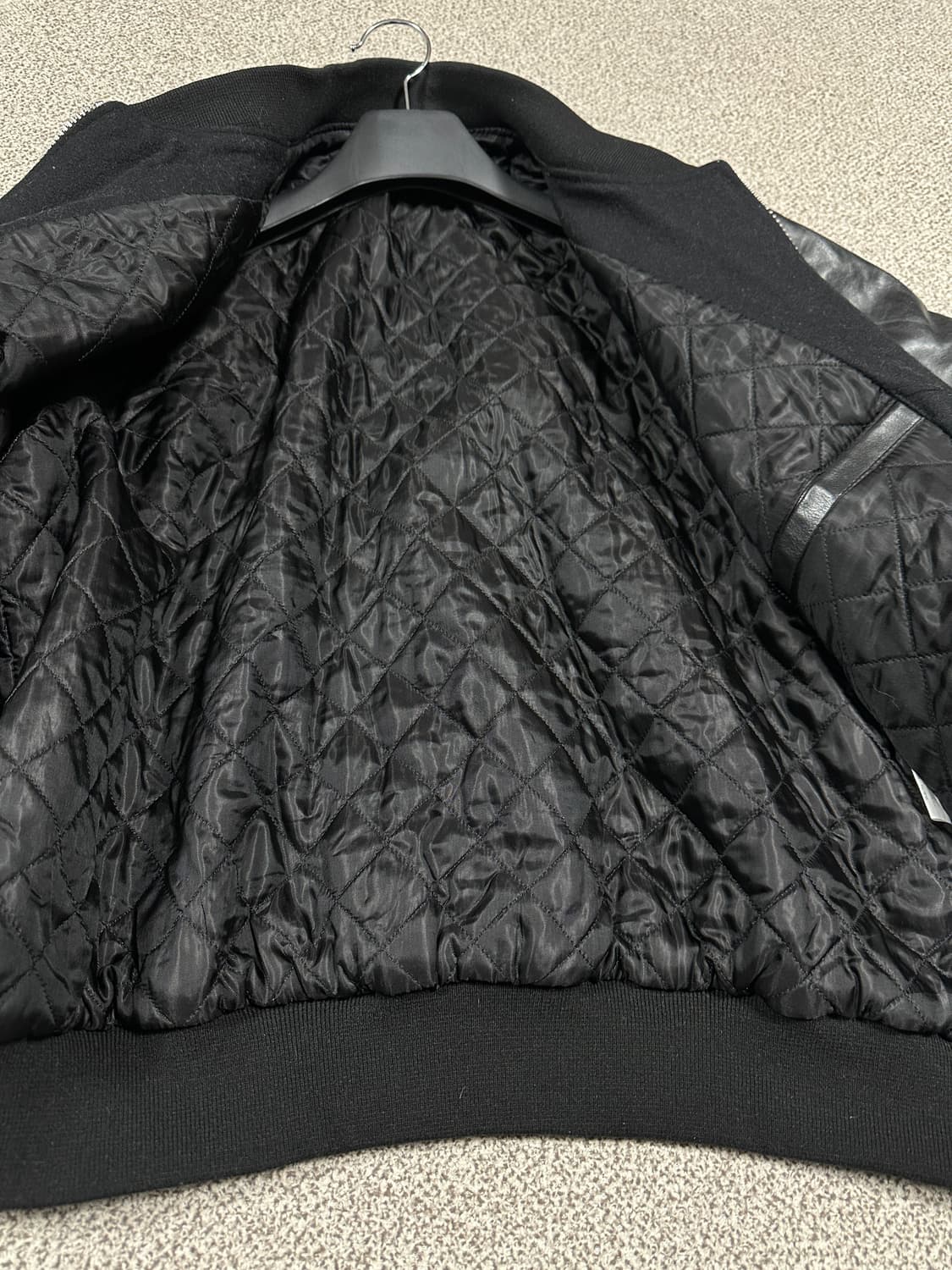 iami 아이엠아이 울 카우레더 자켓 2사이즈 바시티자켓 상품이미지7