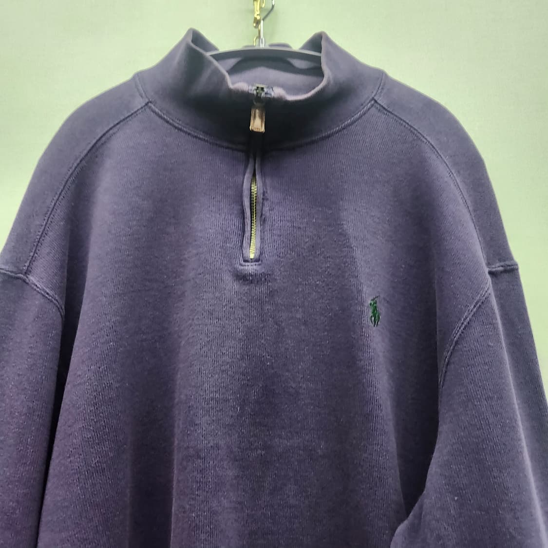 폴로랄프로렌 로고 니트 반집업 XL(2XL) 상품이미지2