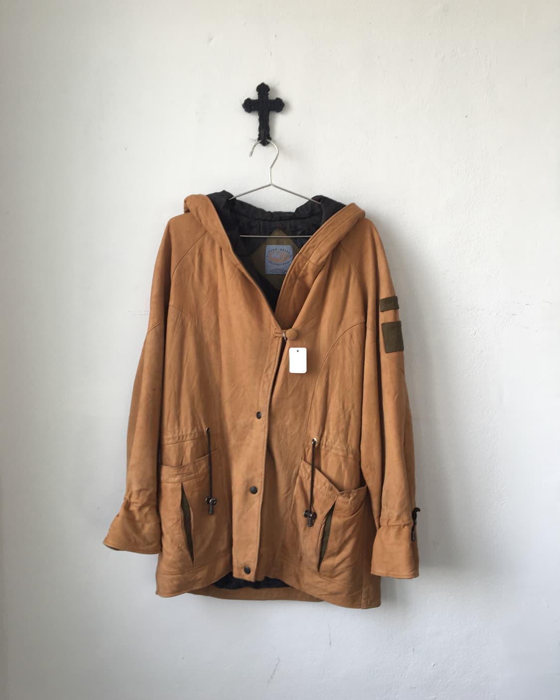 Wizard mood hood leather jacket 상품이미지2